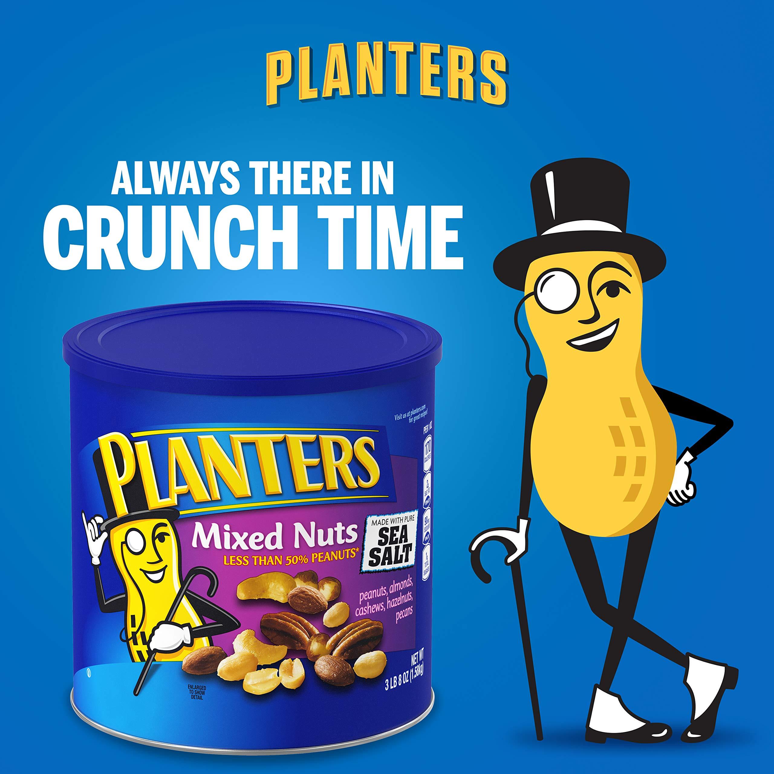 Planters PLANTERS Salted Mixed Nuts and Whole Cashews Bundle (1 Canister, 56oz)