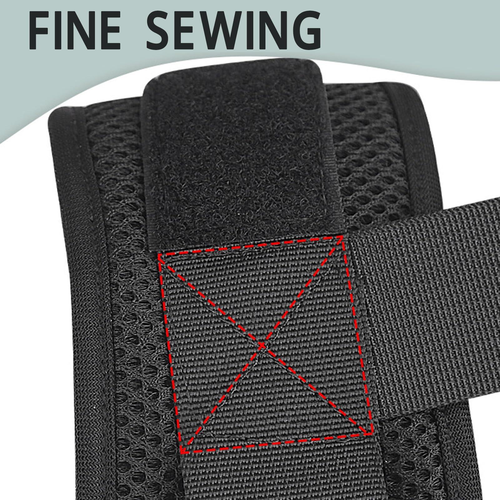 HURRISE Leg Lifter Strap,Leg Lift Strap Adjustable Breathable Leg Recovery Training Mobility Aids Extra Long Leg Strap