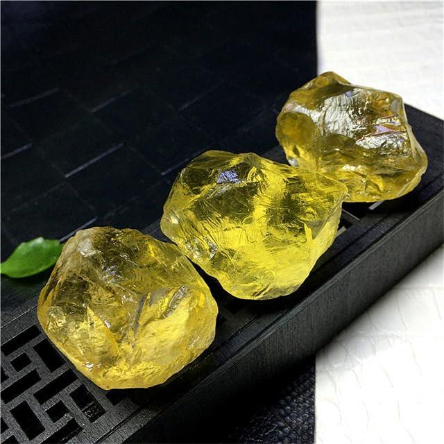 Generic Wholesale Natural Uncut Gemstones raw Crystal Healing Yellow Clear Quartz Citrine Rough Stone for Home Decoration (1000g)