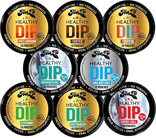 TEAZA HERBAL ENERGY POUCH TeaZA Energy Variety Pack - Flavored Pouches (8 Pack)