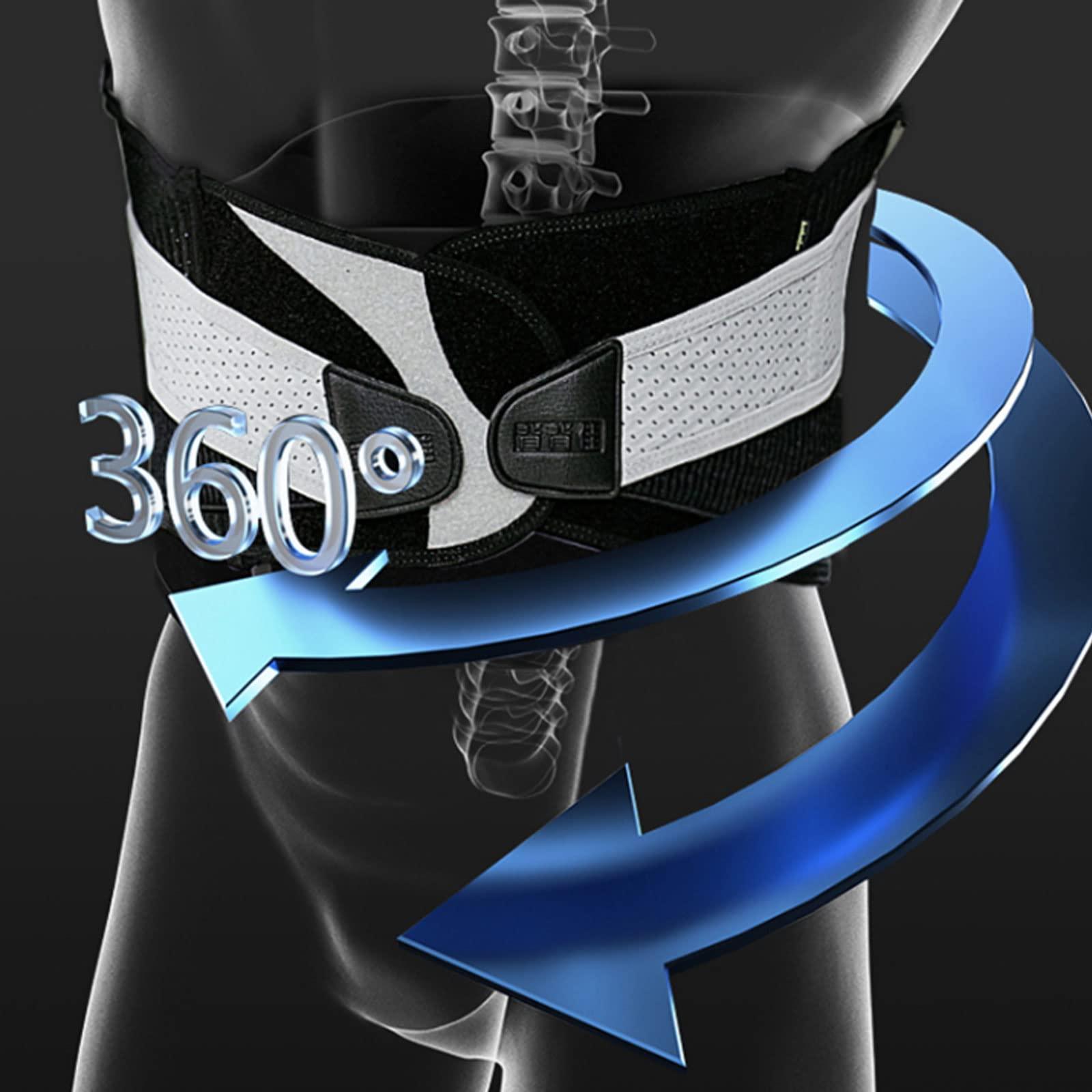 BAFAFA BAFAFA Adjustable Back Corrector Camelback Correction Belt Back Straightener Brace Posture Corrector Shoulder Support Straight Corsets,Black,XL