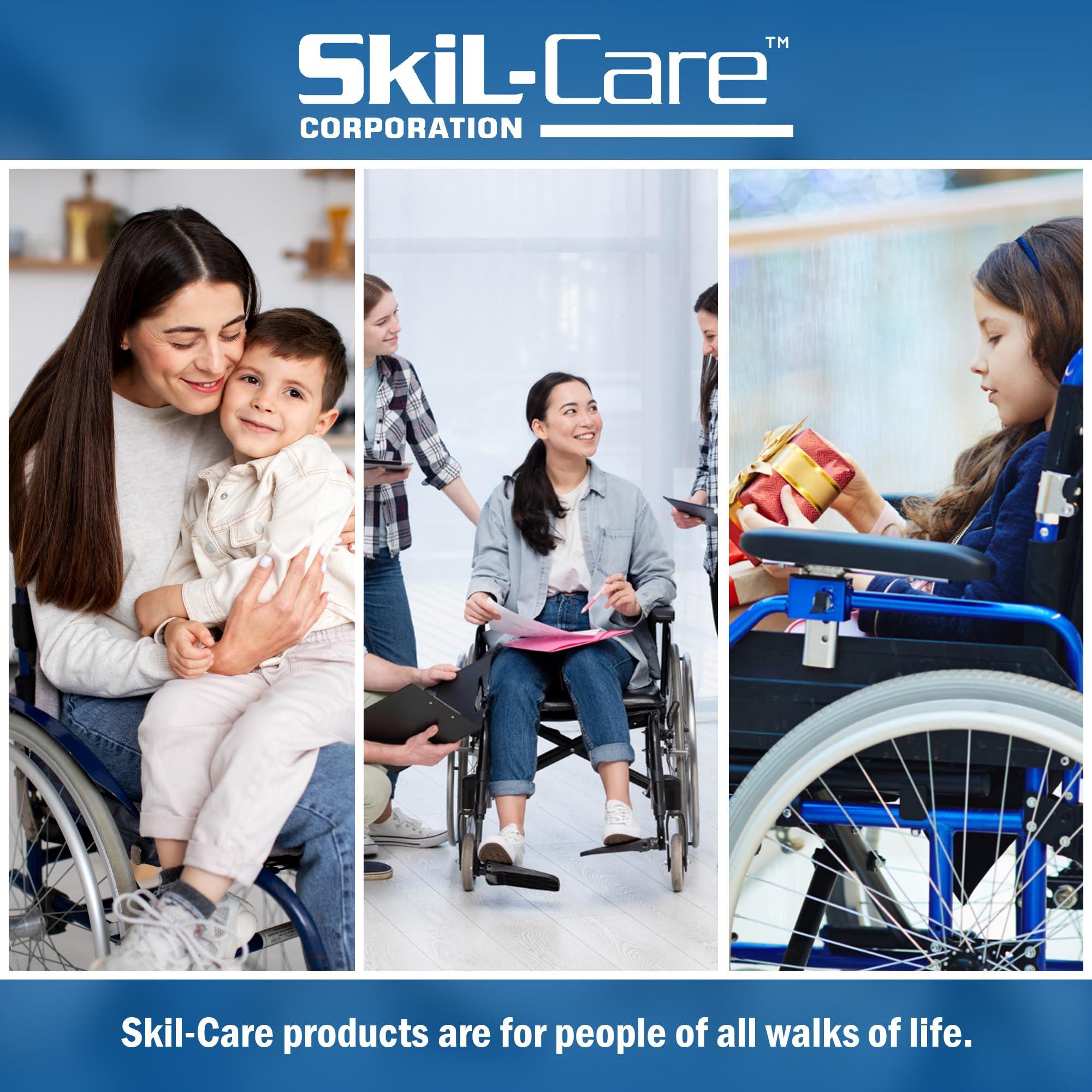 Skil-Care Skil-Care Abduction Wedge with Soft Foam Padding, 14\" W x 8\" D x 4\" H, Promotes Hip Alignment and Stability, Easy-to-Clean Cover, 703075