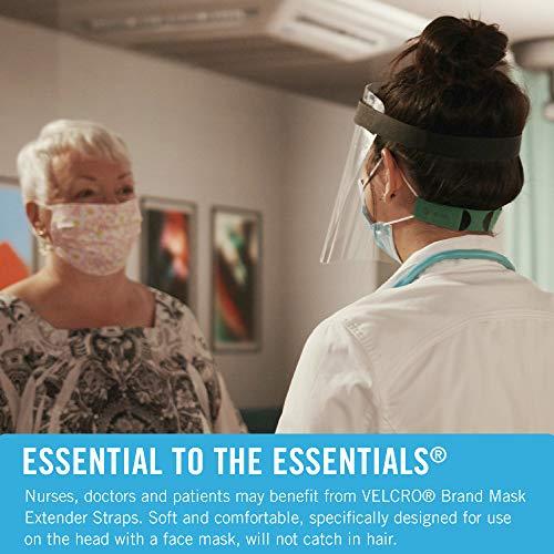 VELCRO Brand VELCRO Brand Face Mask Extender Straps 4pk Multi-Color, 12” x 1” Comfortable and Adjustable Ear Savers, VEL-30086-USA