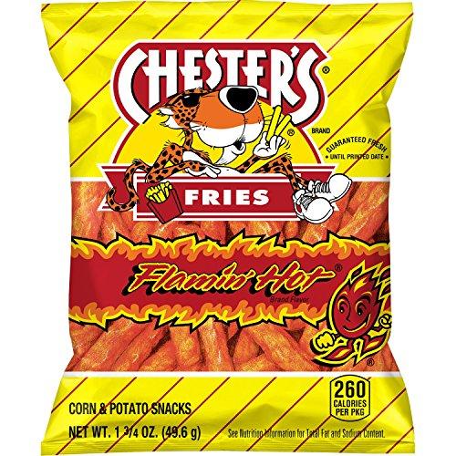 Chesters Chester's Flamin' Hot Fries, 1.75 Ounce (Pack of 60)