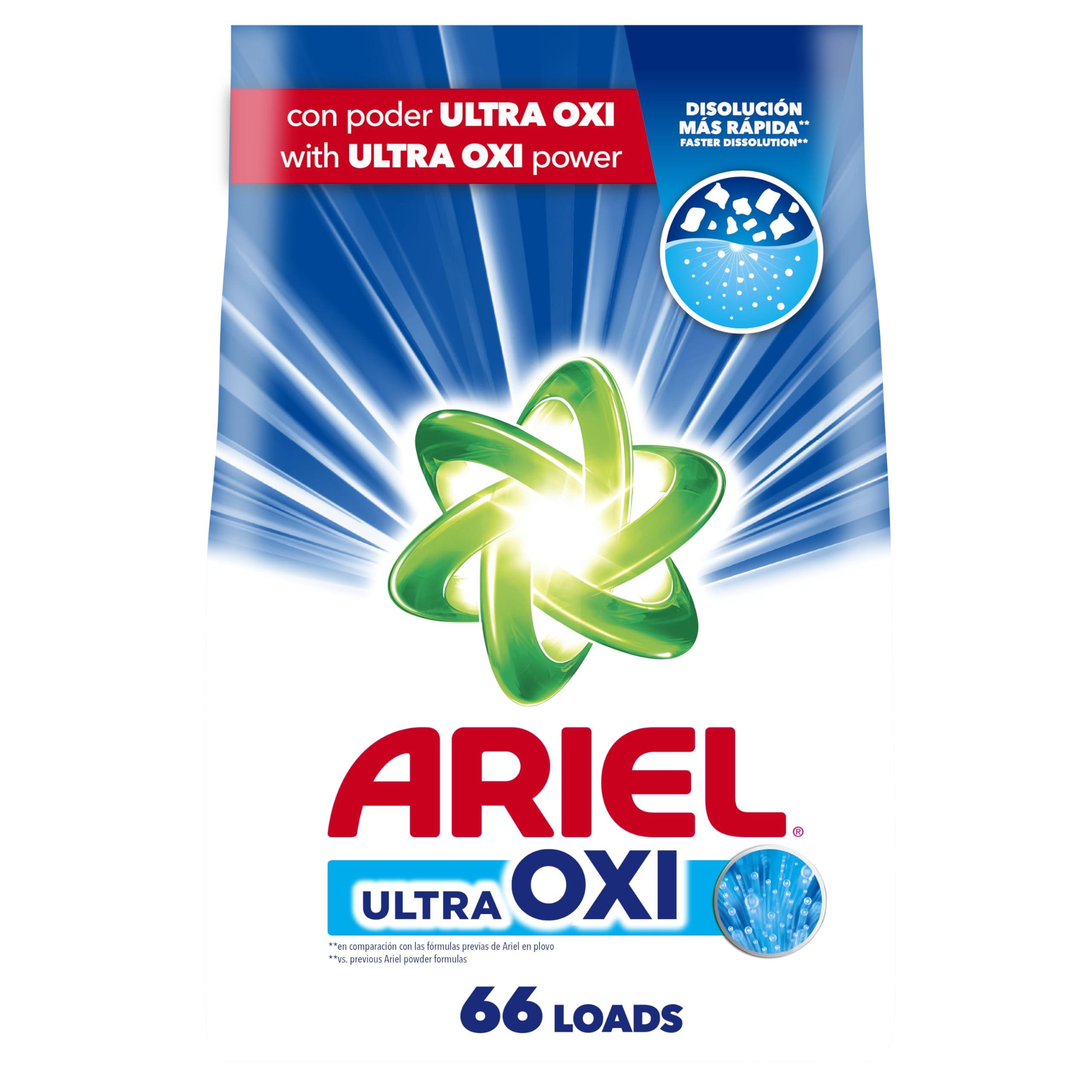Ariel Ariel, with Ultra Oxi, Powder Laundry Detergent, 105 oz 66 loads
