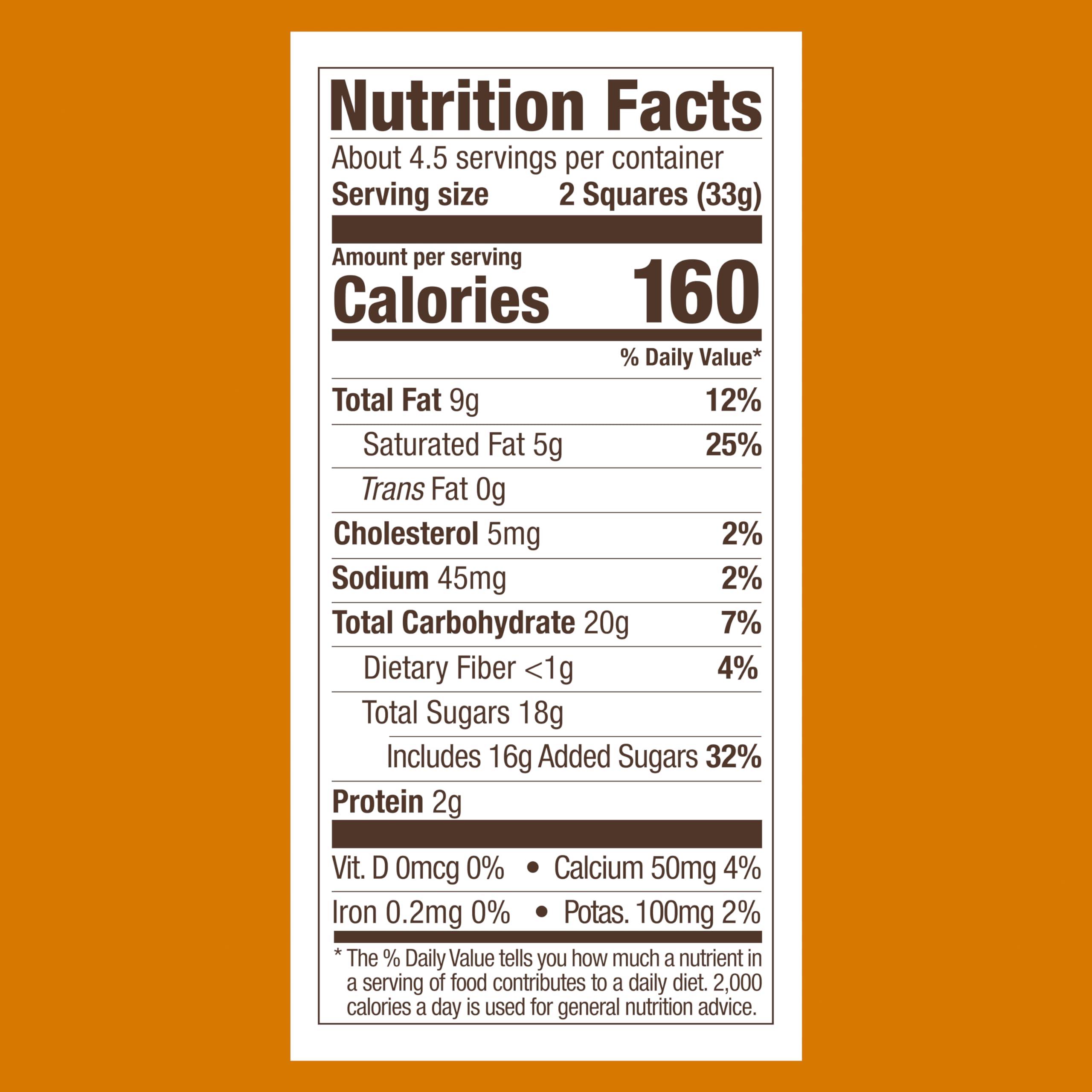 Ghirardelli Chocolate Company GHIRARDELLI Milk Chocolate Caramel Waffle Cone Squares, 5.2 oz Bag