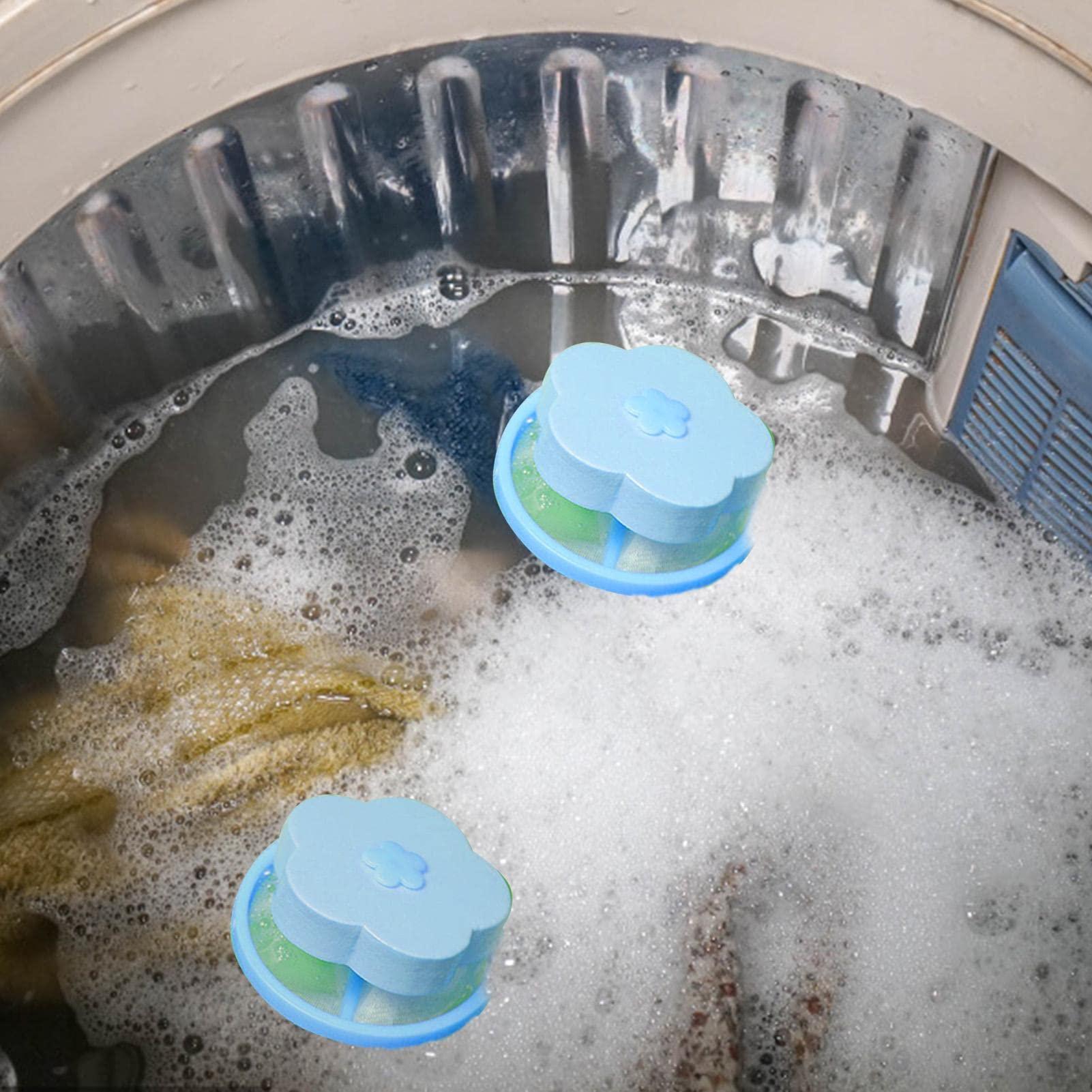 Bavokon 4 Pcs Hair Filter Cleaning Mesh Bag | Floating Lint Hair Catcher | Lint Catcher For Laundry | Pet Hair Remover For Laundry,Washing Machine Floating Lint Mesh Bag | Clean Pet Bedding In Washing Machine