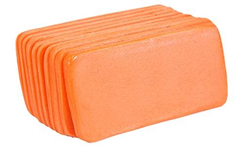 Primacare Primacare IS-5202 (Pack of 10) Padded Aluminum Finger Splints, Finger Brace for Pain Relief Sport Injuries, Basketball, Finger Buddy Wraps for Broken, Swollen Fingers or Dislocated Joint, 2", Orange