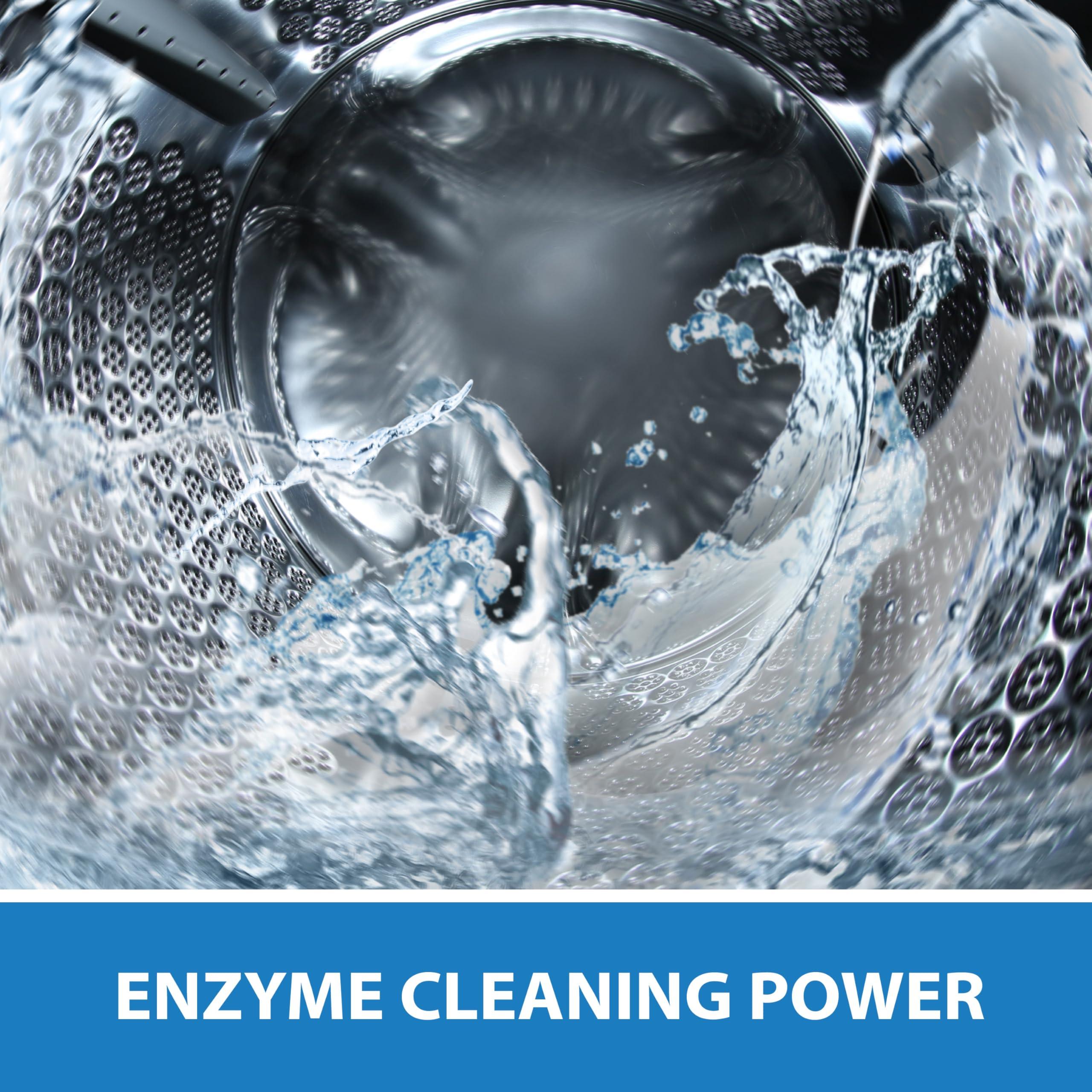 SANI 360 SANI 360 Washing Machine Cleaner, 12 Month Supply is Formulated with Enzyme, Deep Cleans and Deodorizes Front and Top Loading Washers