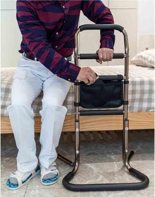 DATEN Chair Stand Assist Adjustable Heights Safety Hand Rail, Bed Rails Stand Assist Mobility & Daily Living Aids, for Elderly, Disabled, Pregnant (Color : B)