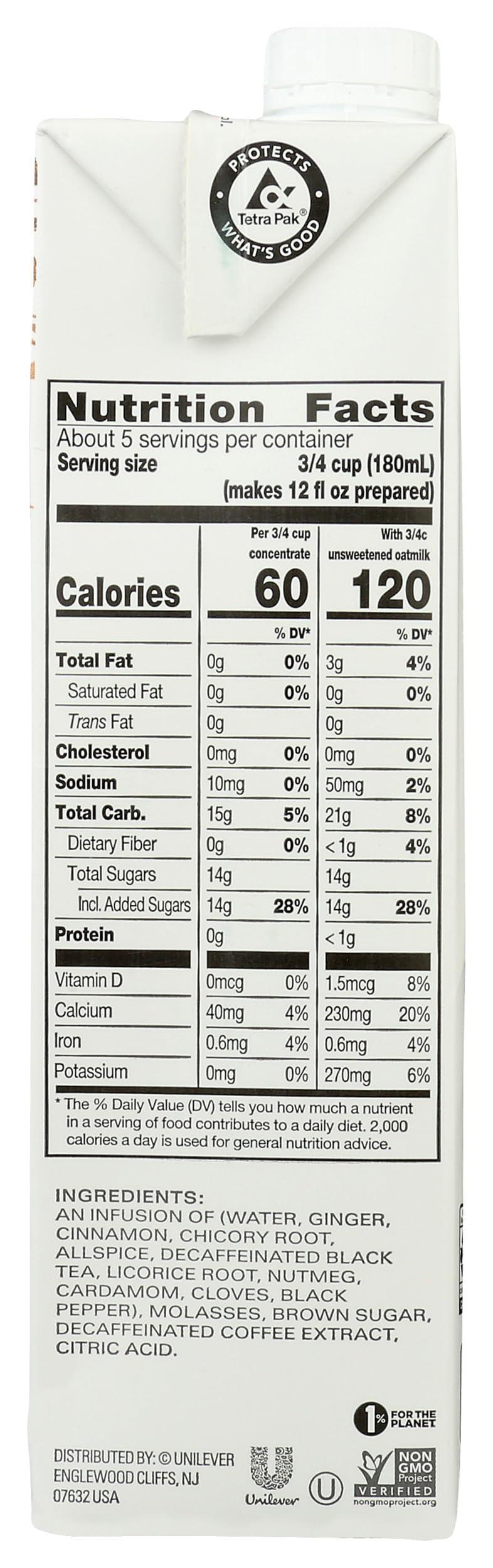 TAZO TAZO Toasted Gingerbread Latte Concentrate 6 32z [Seasonal]