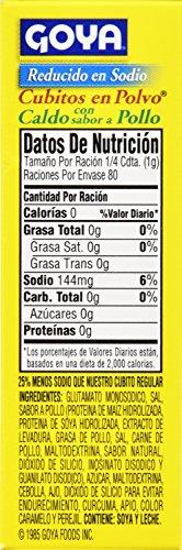 Goya Goya Foods Chicken Bouillon Reduced Sodium, 2.82 Ounce