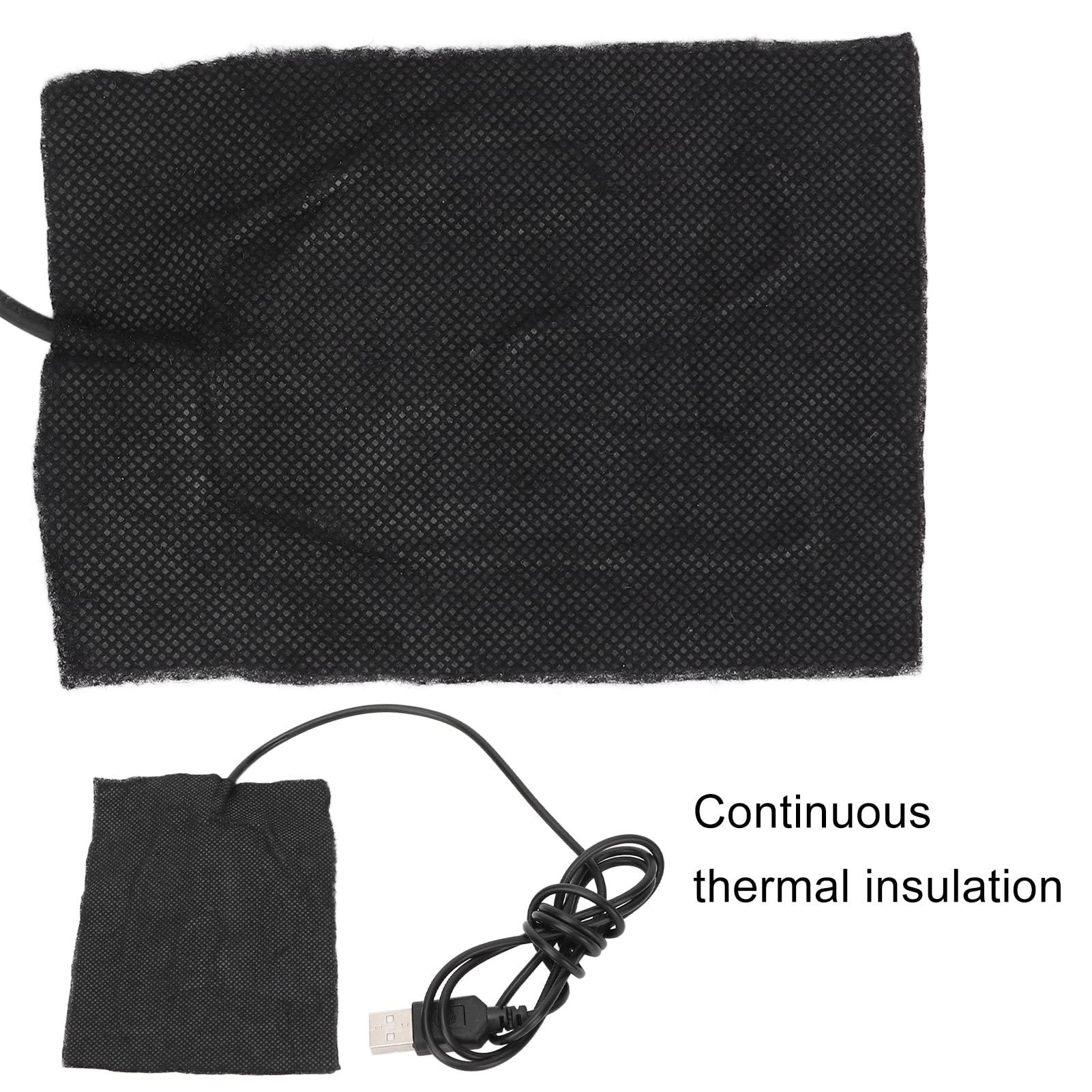 Pilipane USB Electric Cloth Heater, Electric Heating Pads, USB Heating Pad for Coat, Multifunctional Electric Heating for Clothes Seat Pet Warmer Back, Neck and Shoulder Pain Relief