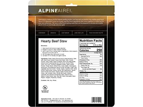 Alpine Alpine Aire Hearty Beef Stew, Multicoloured