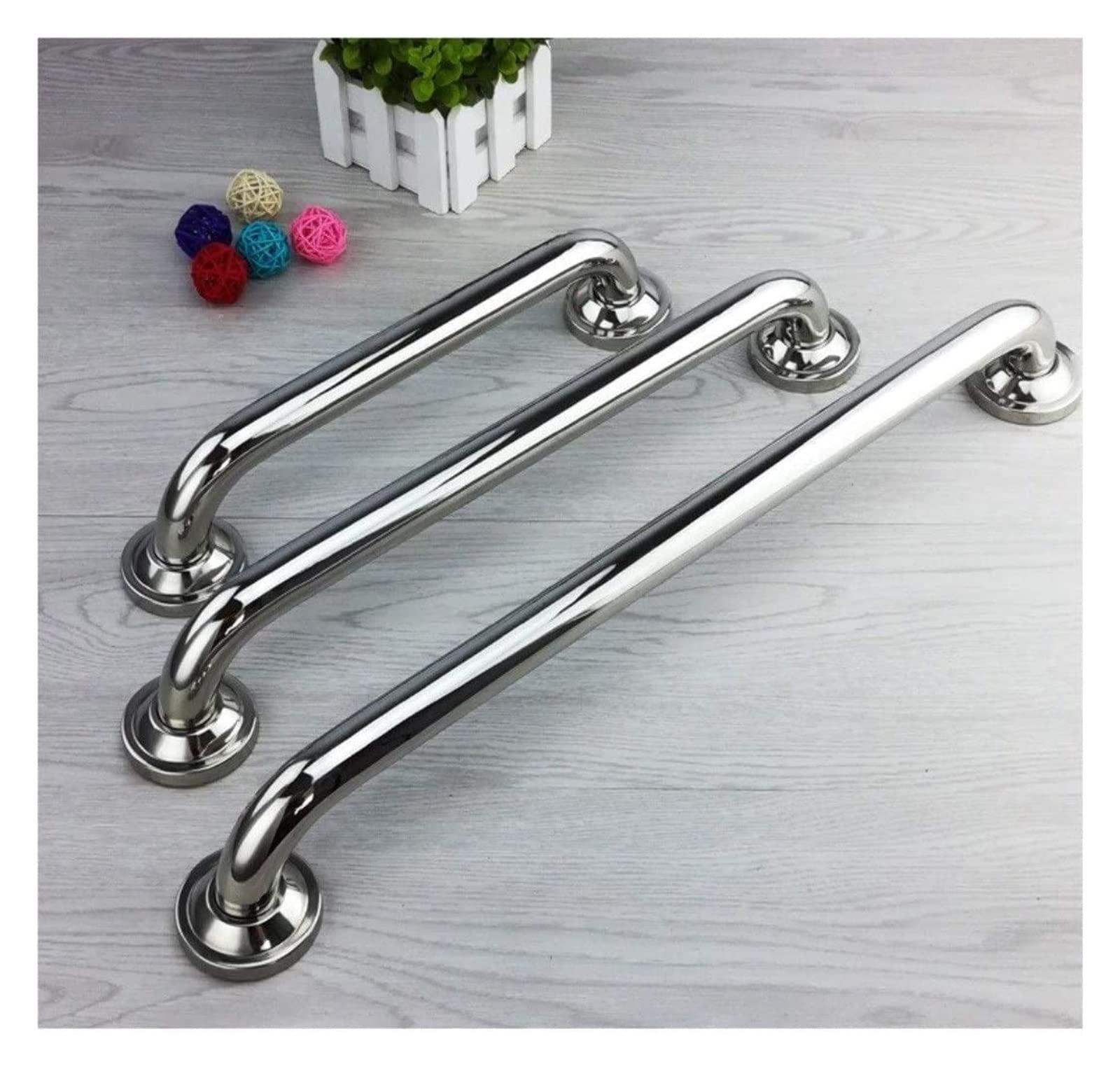 ALDEPO Grab Bars - Stainless Steel Toilet Safety Bars, Silver Bathtub Handicap 12 Inch, Adjustable Handrail Assist for Elderly Disabled Kids Pre (Size : 30cm)