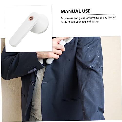 KOMBIUDA KOMBIUDA Carpet Lint Scraper Carpet Shaver Fuzz Remover Fabric Shaver Sweater Shaver Portable Lint Remover Fuzz Shaver Sofa Lint Brush Home Tools White Metal Electric