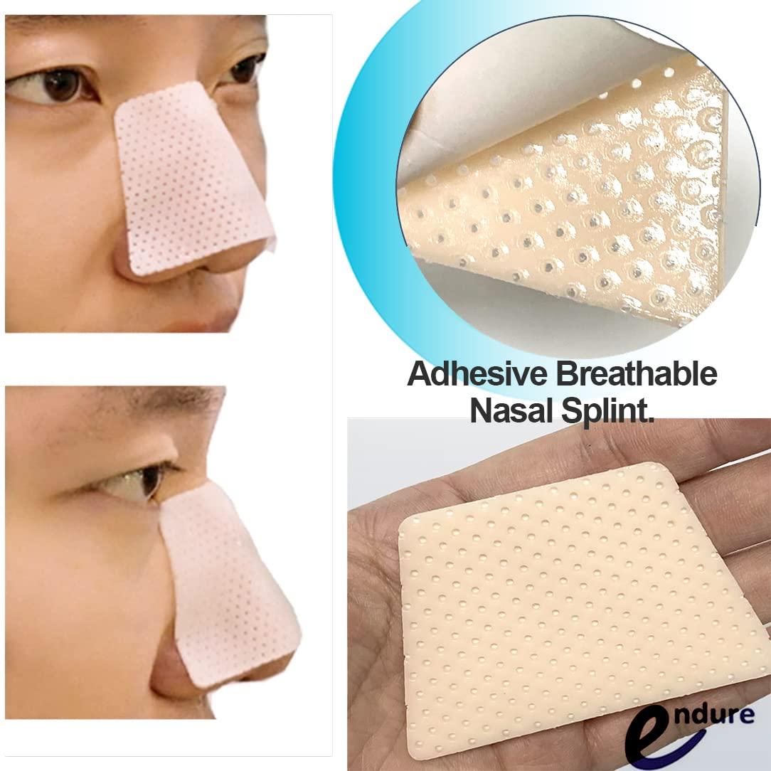 Endure Industries Endure Thermoplastic Nasal Splints, Nose External Support Protector for Nose Brace Fracture, Pack of 5