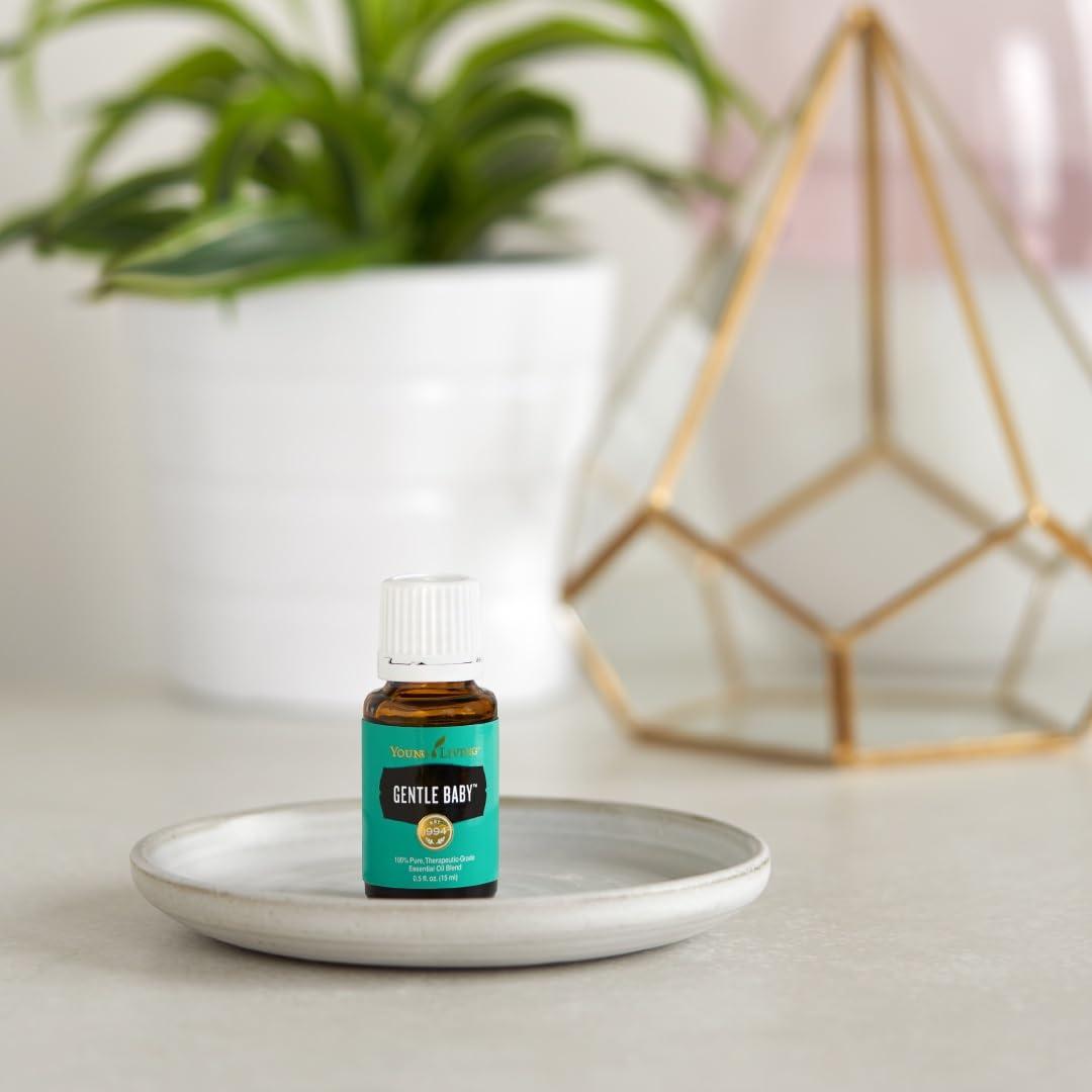 Young Living Young Living - Gentle Baby 15ml | Gentle Aroma for Babies | Soothing Skin | Relaxing & Moisturizing Aromatherapy Massage | Infant & Parenting Relaxation | Calming Scent