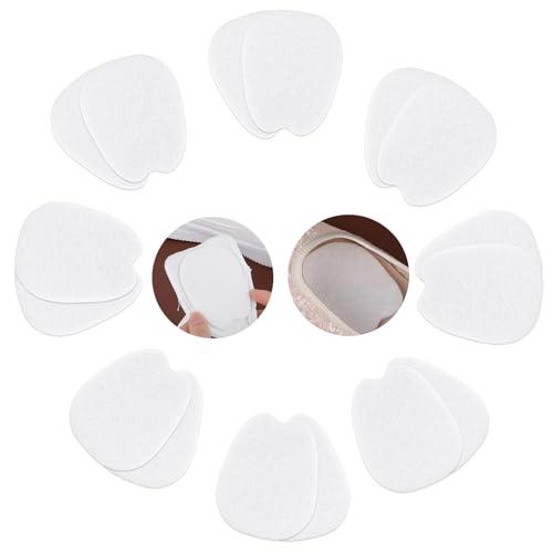 salbsever 9 Pairs Felt Tongue Pads Shoe Tongue Pads Cushion Inserts for Shoes Cushion for Shoes Adhesive Tongue Pads Self-Adhesive Heel Grips Non Slip Tongue Cushion Inserts Felt Shoe Pads for Men Women Unisex