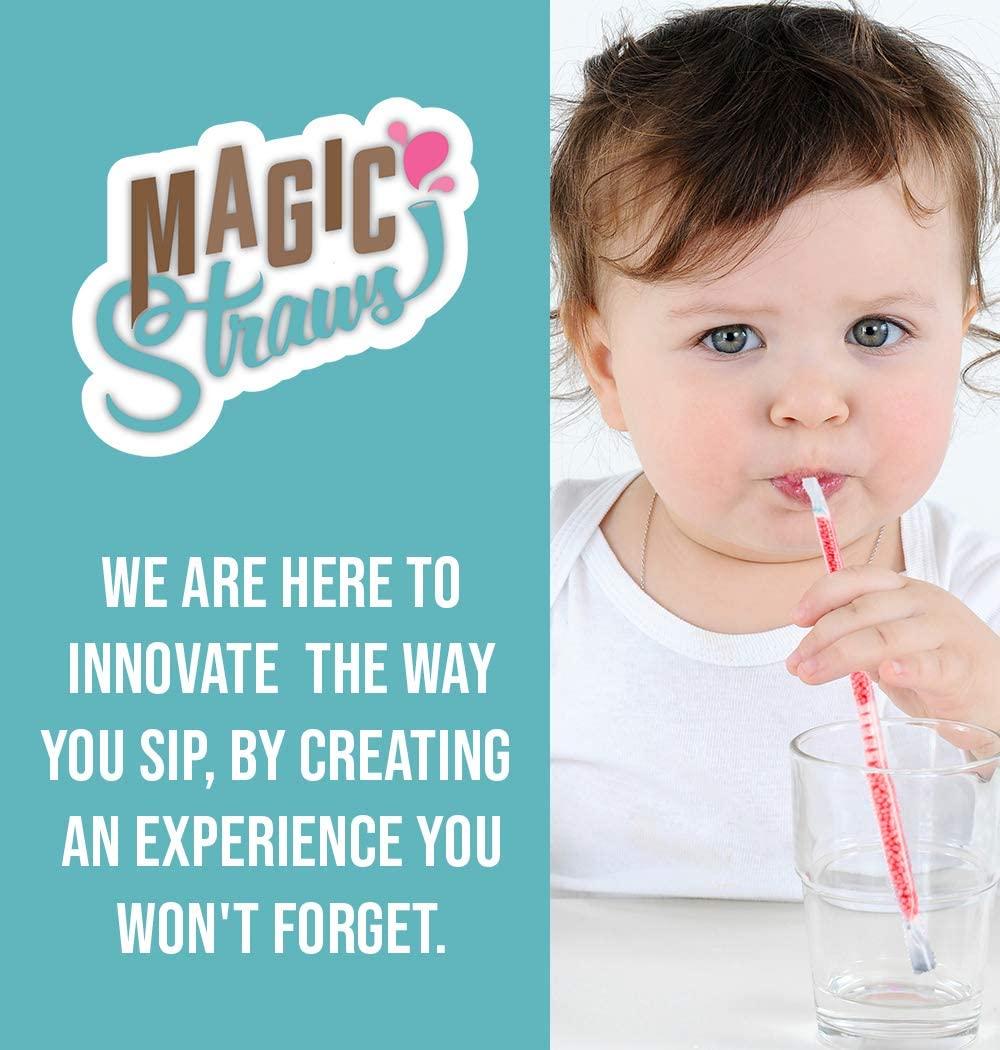 MILK MAGIC Milk Magic Milk Flavoring Straws, 4-Pack Bundle (16 count), Chocolate, Strawberry, Cotton Candy, Cookies & Cream Cereal Straws