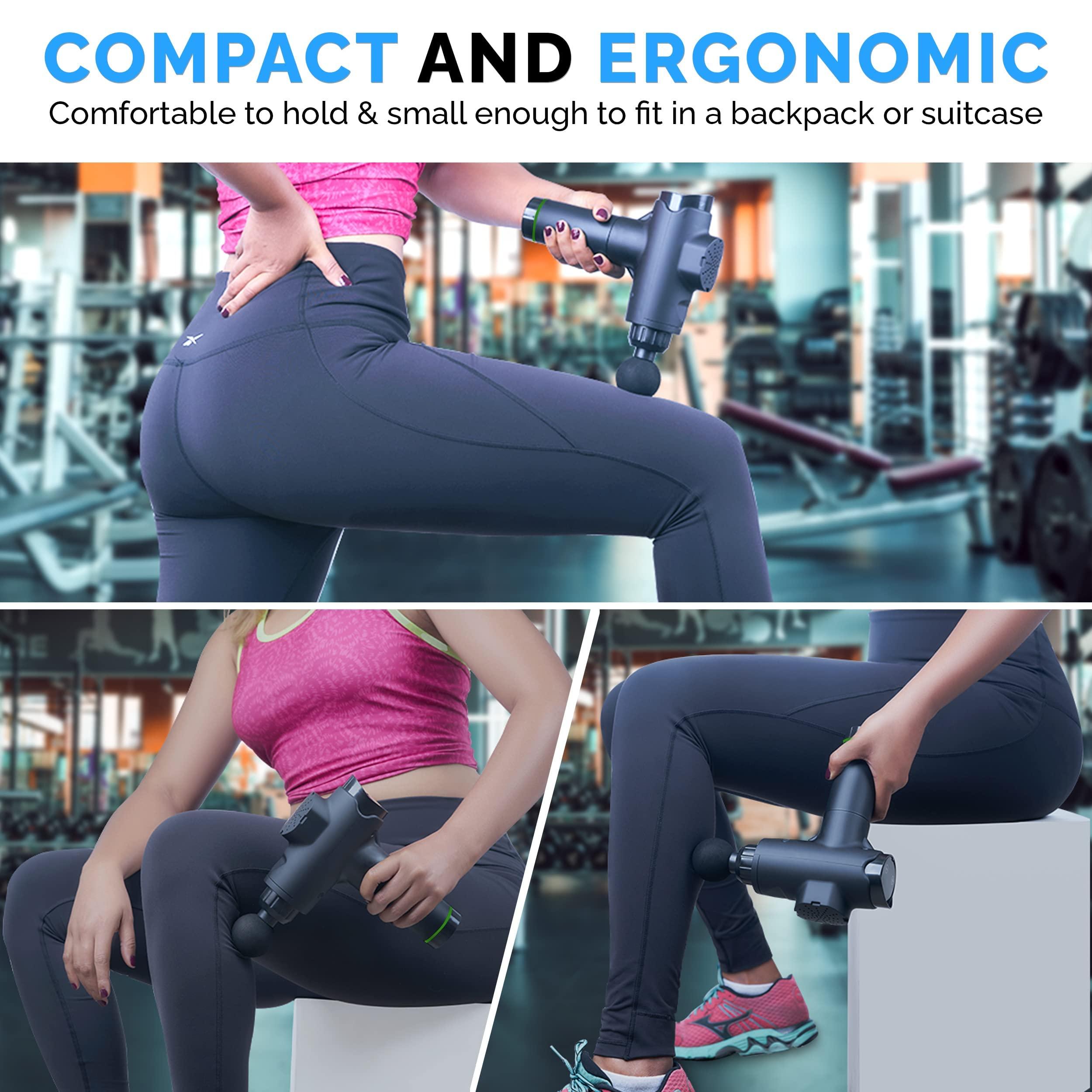 Generic Generic Massage Gun, Massager, Back Gun Deep Tissue, Muscle Percussion Tissue Hand Held Massager Special for Muscle, Neck, Shoulder, Pain Relief