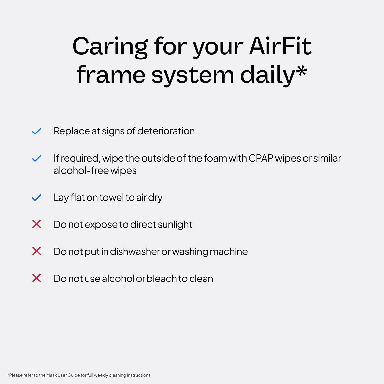ResMed ResMed AirFit F30i Standard Frame System (no Headgear) - Small-Wide