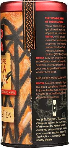 The Republic of Tea The Republic of Tea - Good Hope Vanilla Herbal Red Tea, Naturally Caffeine-Free African Rooibus - 36 Tea Bags