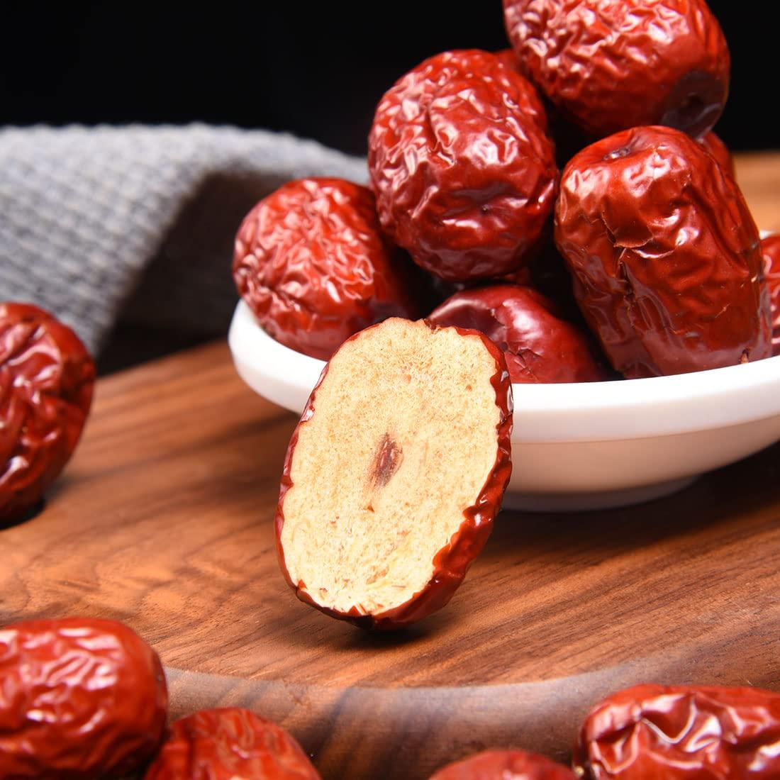 ULTHMOK Premium Jujube Red Dates 1LB/453g,Selected Dried Fruit,Big & Delicious,100% Natural ??