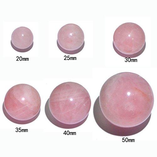 AD Beads AD Beads Natural Gemstone Harmony Round Ball Crystal Healing Sphere Massage Rock 20~50mm (22 Zebra, 35mm)