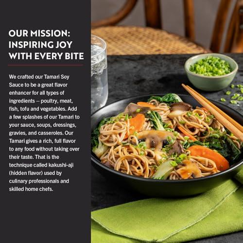 San-J San-J - No Soy Tamari - Specially Brewed Soy Sauce Alternative - 10 oz. Bottle