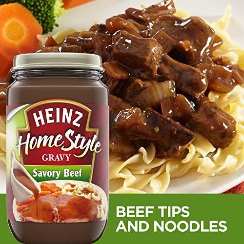 Heinz Heinz Homestyle Savory Beef Gravy (12 oz Jars, Pack of 12)