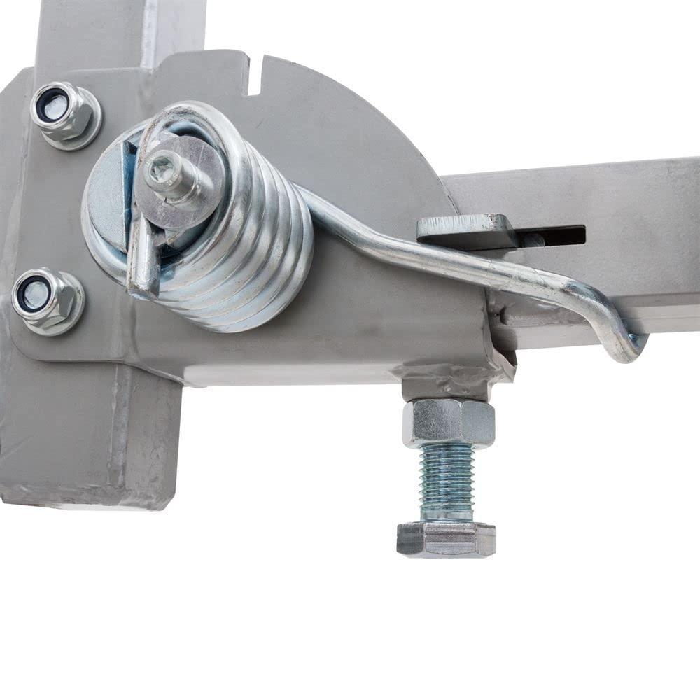 Silver Spring Tilt-A-Rack Premium Aluminum Scooter and Wheelchair Carrier, 350 lb. Weight Capacity, Platform Measures 52" L x 27-5/8" W, Integrated Hitch Adapter for Class III or IV 2" Hitches