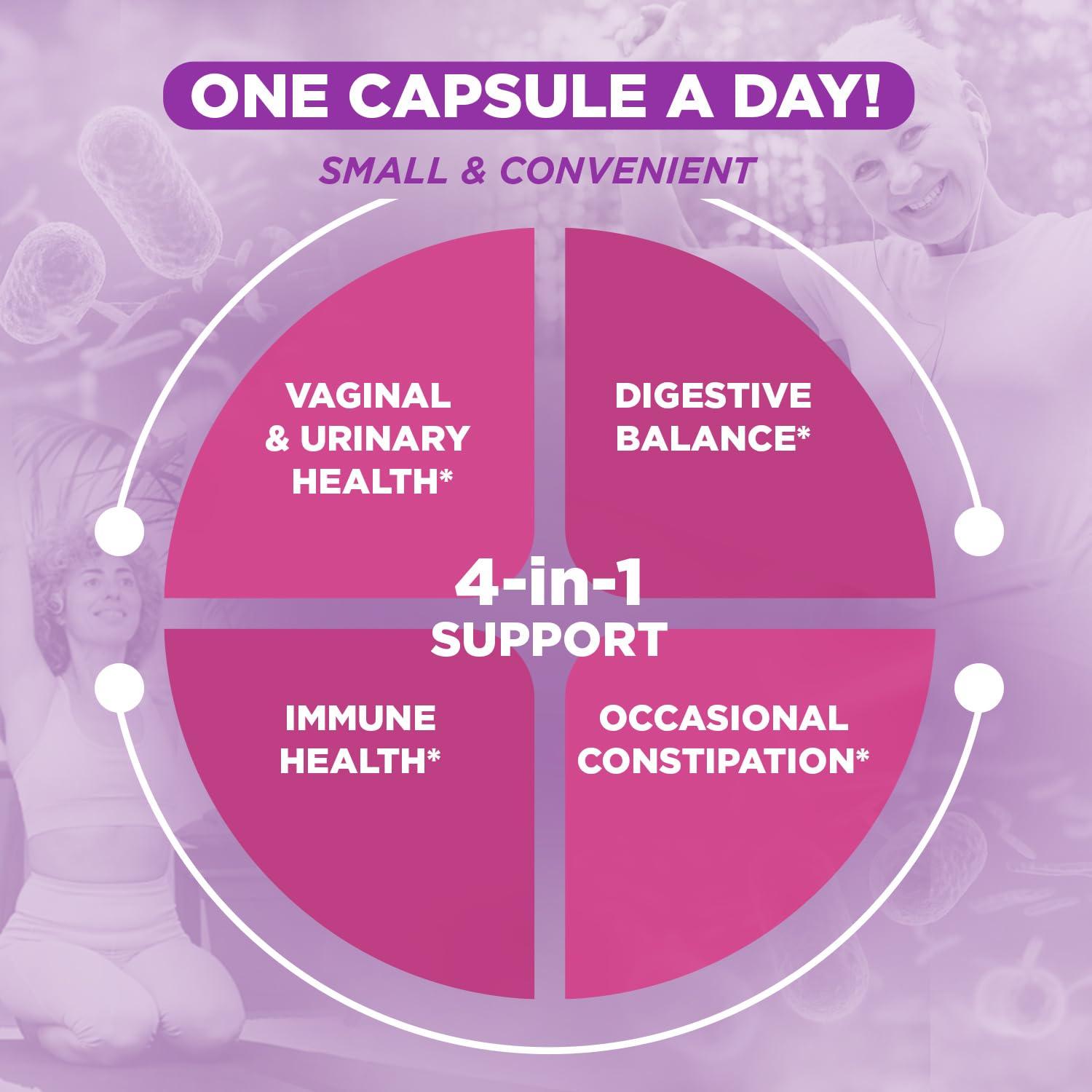 Vital Planet Vital Planet - Vital Flora Women Over 55 Daily Probiotic 60 Billion CFU, 60 Diverse Strains, 7 Organic Prebiotics, Immune Support Shelf Stable Digestive Health Probiotics for Women 60 Capsules