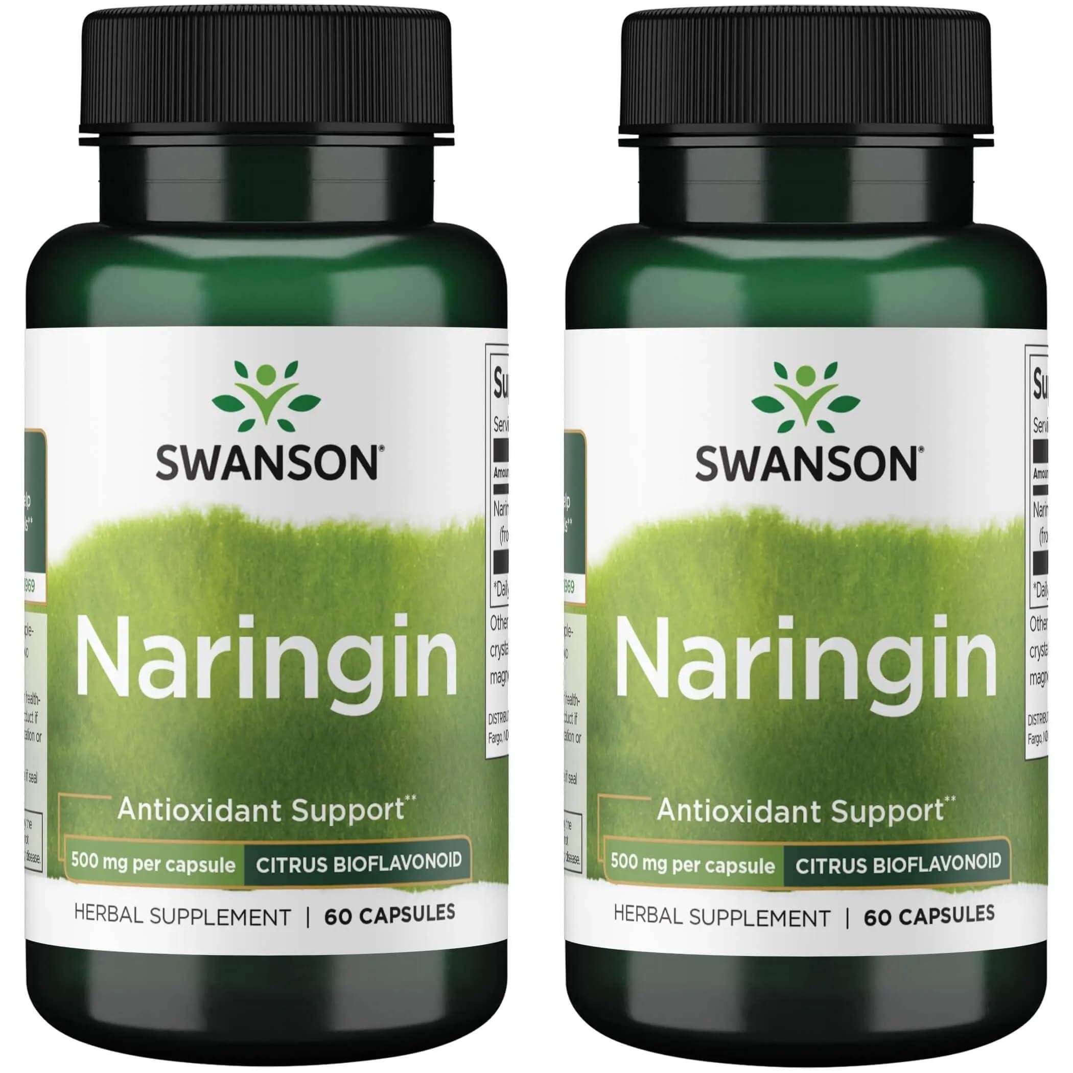 Swanson Swanson Naringin 500 Milligrams 60 Capsules 2 Pack