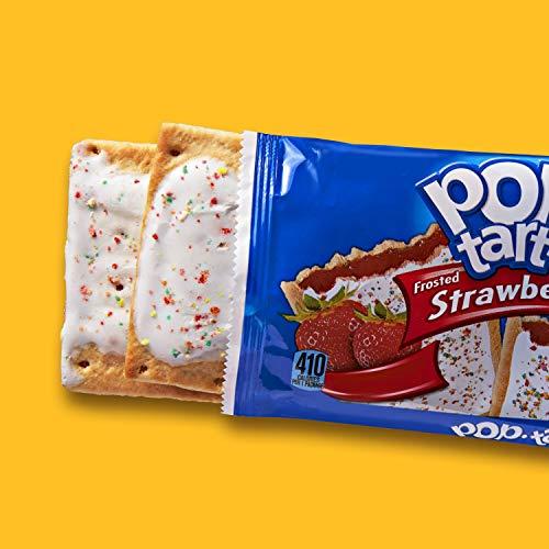 Kellogg's Pop-Tarts Pop-Tarts Toaster Pastries, Frosted Strawberry, 22oz (72 Count)