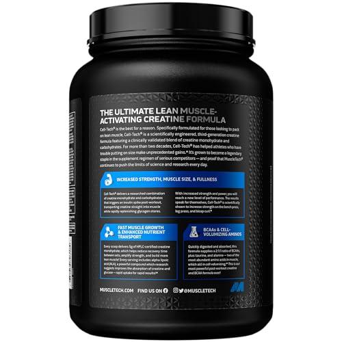 MuscleTech MuscleTech Cell-Tech Creatine Powder Bundle | Muscle Builder & Post Workout Recovery Drink for Men & Women | 6 lbs and 3 lbs