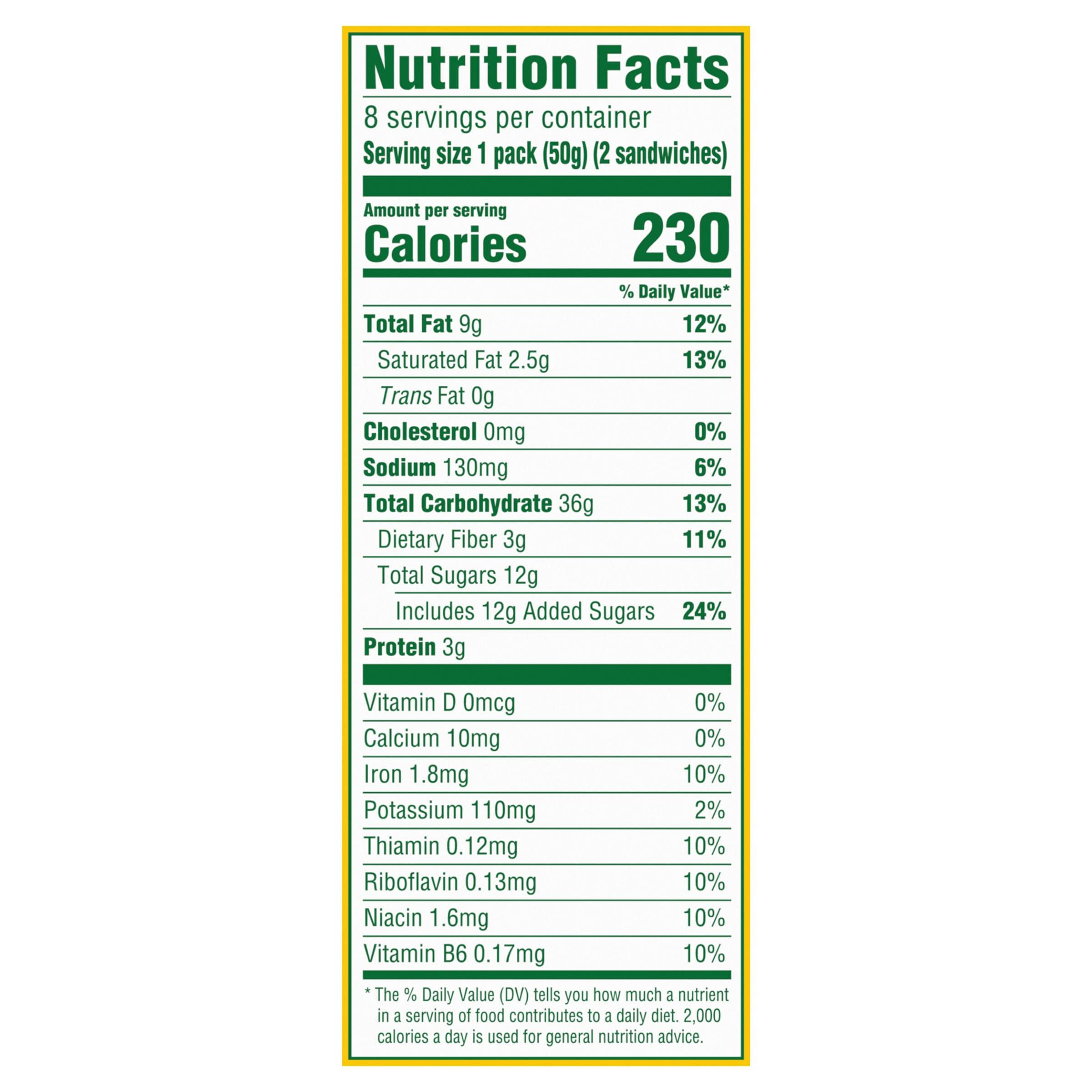 Belvita belVita Breakfast Sandwich Dark Chocolate Creme Breakfast Biscuits, 8 Packs (2 Sandwiches Per Pack)