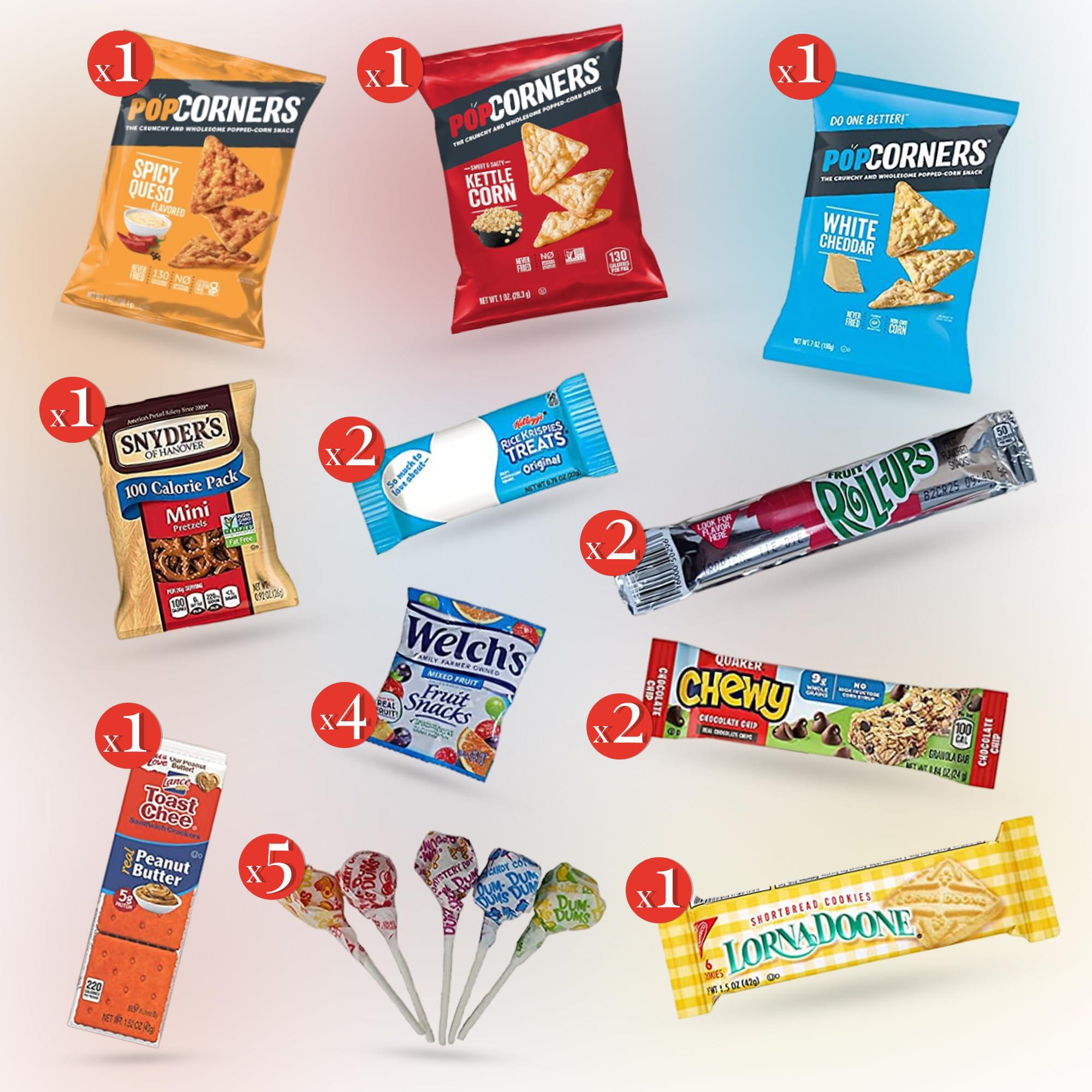 JUMBO JUMBLE Jumbo Jumble Snack Box (45 Count) Gift Care Package Snacks Variety Pack for Adults Teens Kids Men Women School College Office Birthday (Energy Set)