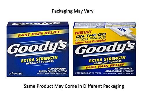 Goody's Goody's Extra Strength Powders | Fast Pain Relief | Aspirin & Caffeine | 24 Count