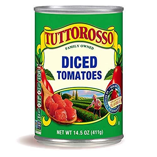 Tuttorosso Tuttorosso Diced Canned Tomatoes, 14.5oz Can (Pack of 12)