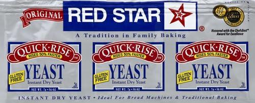Red Star Red Star Instant Quick Rise Dry Yeast, 3 ct