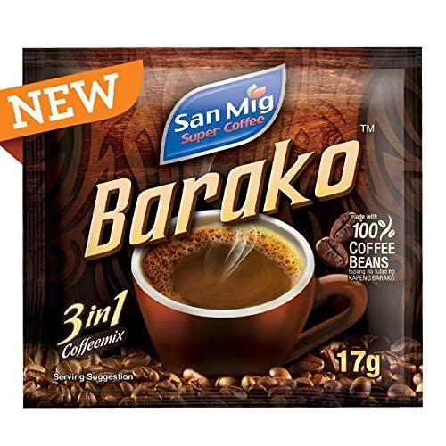 San Mig San Mig Barako 3 in 1 mix 20g (Bigger Size) Pack of 10