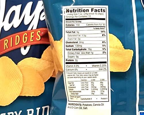 Jay's JAY'S BIG BAG CRISPY RIDGES Original Potato Chips 2 Pack 10 oz bags