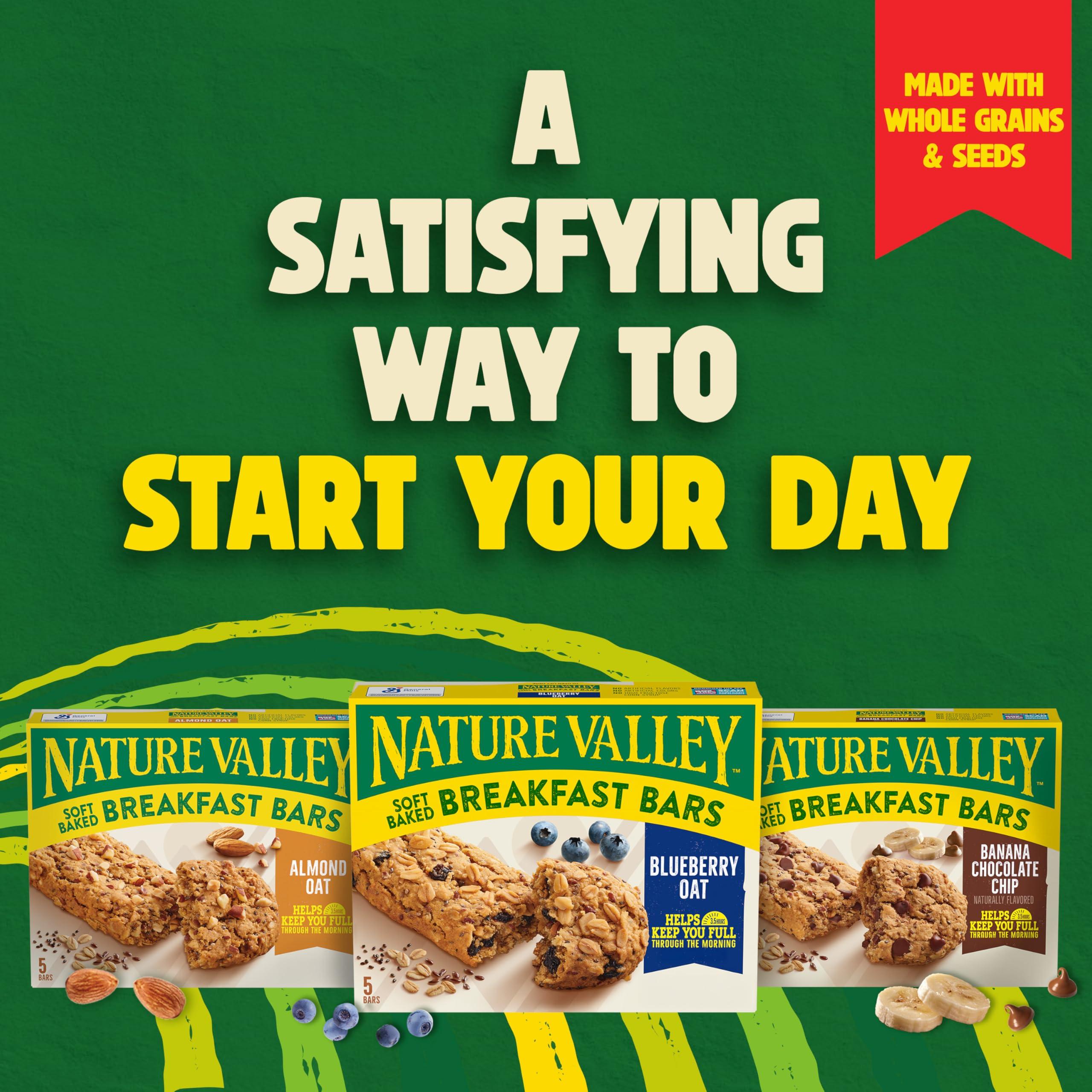 Nature Valley Nature Valley Soft Baked Breakfast Bars, Banana Chocolate Chip, Morning Snacks, 5 Count, 8.85 oz