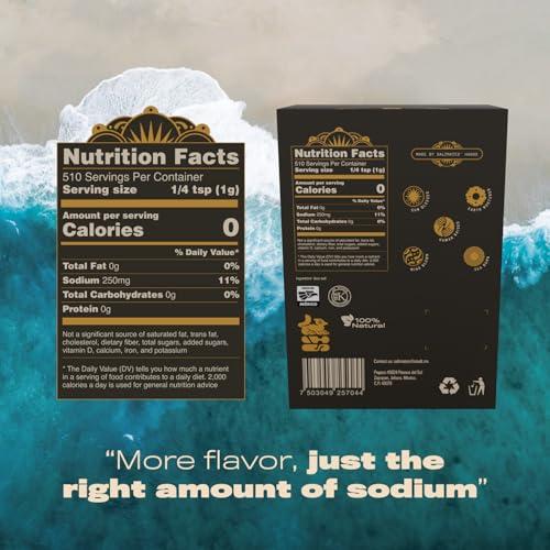 S MEXICAN S SALT S Mexican S Salt, 18 oz Colima Fleur de Sel, Kosher, Natural, Sun Blessed, Organic, Gluten Free, Obtained by Ancient Process, Hand Harvested