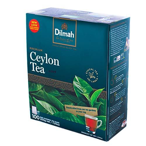 Dilmah Dilmah Premium 100% Pure Ceylon Tea, 100-Count Tea Bags (Pack of 3)