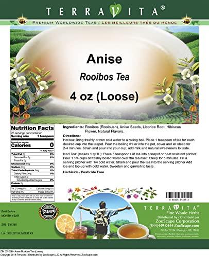 TerraVita Anise Rooibos Tea (Loose) (4 oz, ZIN: 531388) - 3 Pack