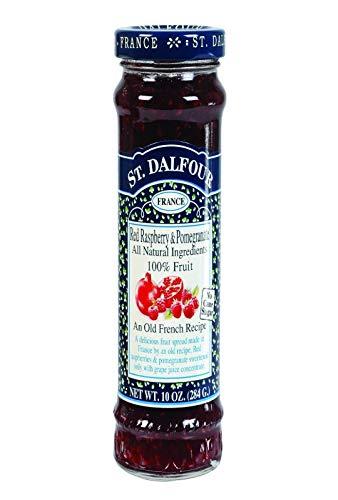 St. Dalfour St Dalfour, Fruit Spread Red Raspberry Pomegranate, 10 Ounce