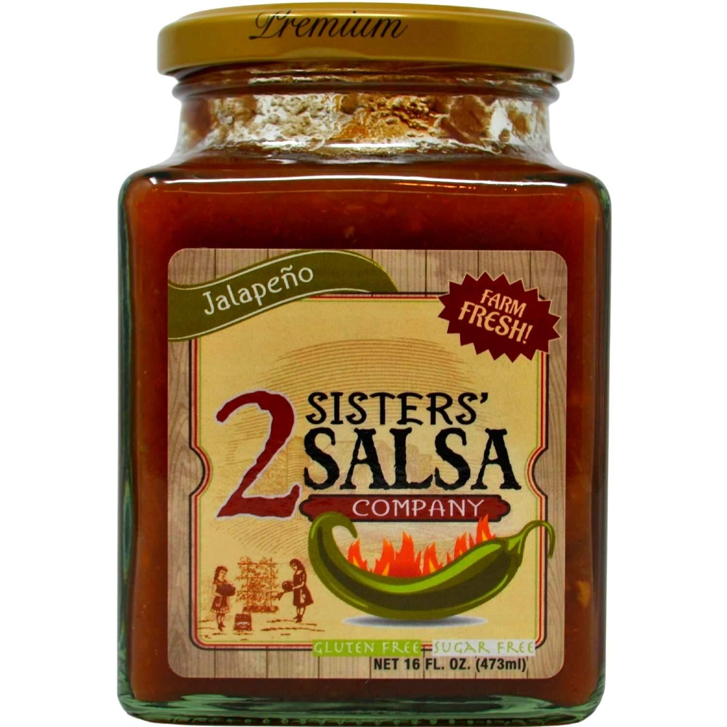2 Sisters\' Salsa 2 Sisters\' Salsa Jalapeno Style Salsa 16oz , pack of 1