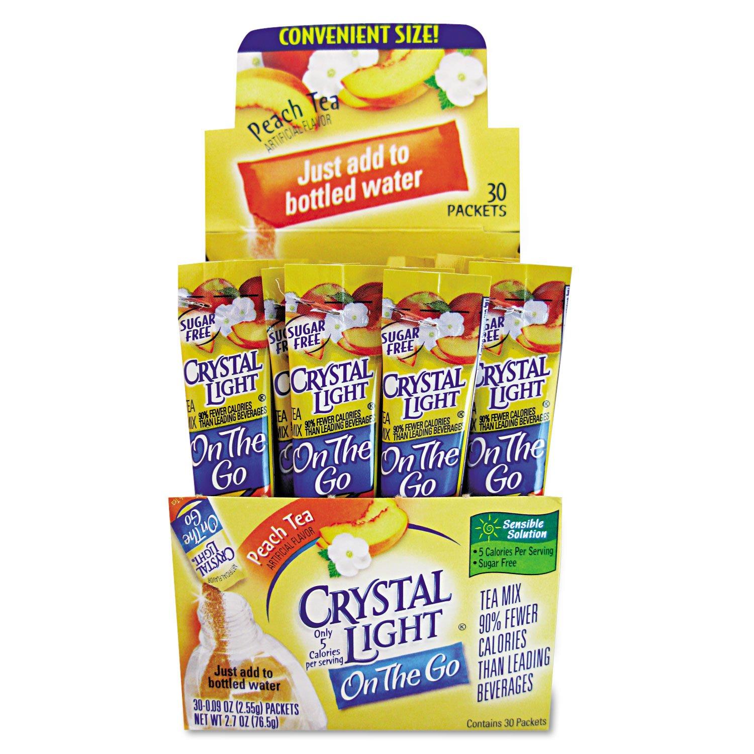 Crystal Light Crystal Light Peach Tea Drink Mix (240 Packets, 8 Boxes of 30)